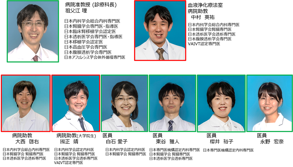 腎臓内科医師の紹介